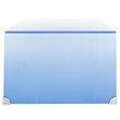 Safavieh Crysta Ombre Glass Coffee Table in Blue