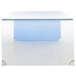 Safavieh Crysta Ombre Glass Coffee Table in Blue