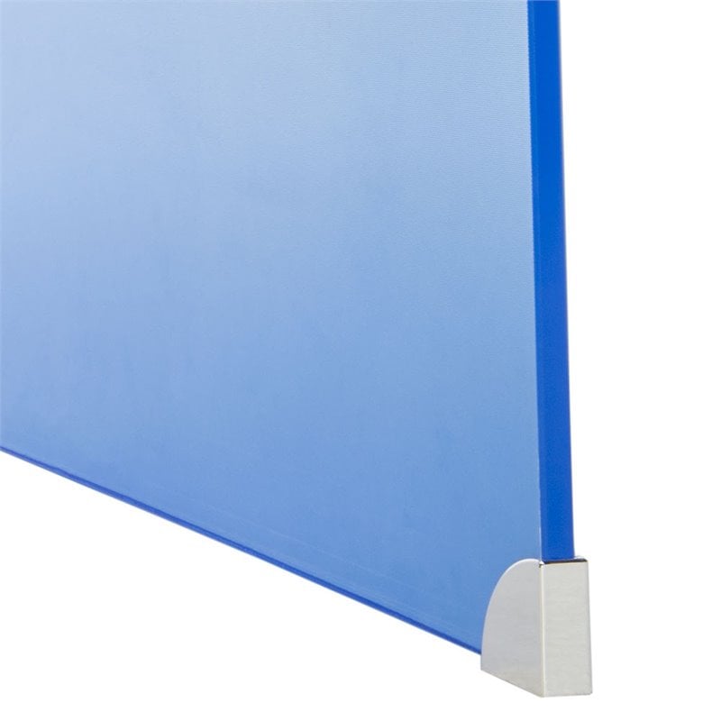 Safavieh Crysta Ombre Glass Coffee Table in Blue