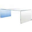 Safavieh Crysta Ombre Glass Coffee Table in Blue