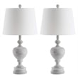 Safavieh Alban Table Lamp in Wash White (Set of 2)