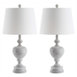 Safavieh Alban Table Lamp in Wash White (Set of 2)