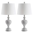 Safavieh Alban Table Lamp in Wash White (Set of 2)
