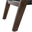 Safavieh Oren 2 Tier Coffee Table in Dark Walnut and Black