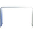 Safavieh Crysta Ombre Glass Console Table in Blue