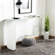 Safavieh Crysta Ombre Glass Console Table in White