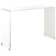 Safavieh Crysta Ombre Glass Console Table in White