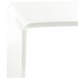 Safavieh Crysta Ombre Glass Console Table in White