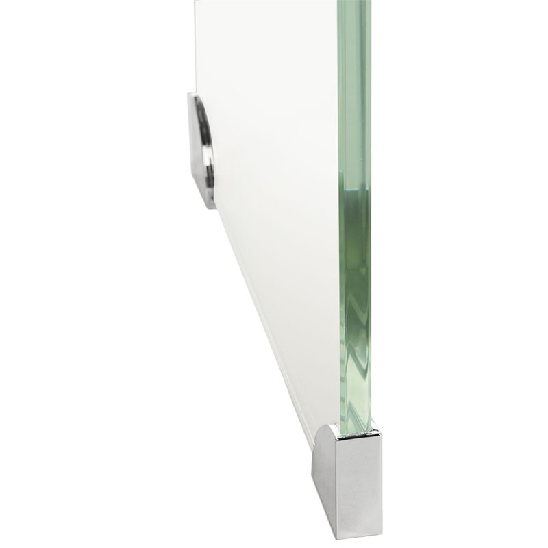 Safavieh Crysta Ombre Glass Console Table in White