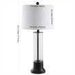 Safavieh Jayse Table Lamp in Black and White (Set of 2)