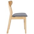 Safavieh Lucca Dining Side Chair in Natural and Gray (Set of 2)