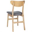 Safavieh Lucca Dining Side Chair in Natural and Gray (Set of 2)