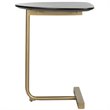 Safavieh Kaiya Accent End Table in Black and Gold