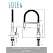 Safavieh Rhapsody Kitchen Faucet in Chrome