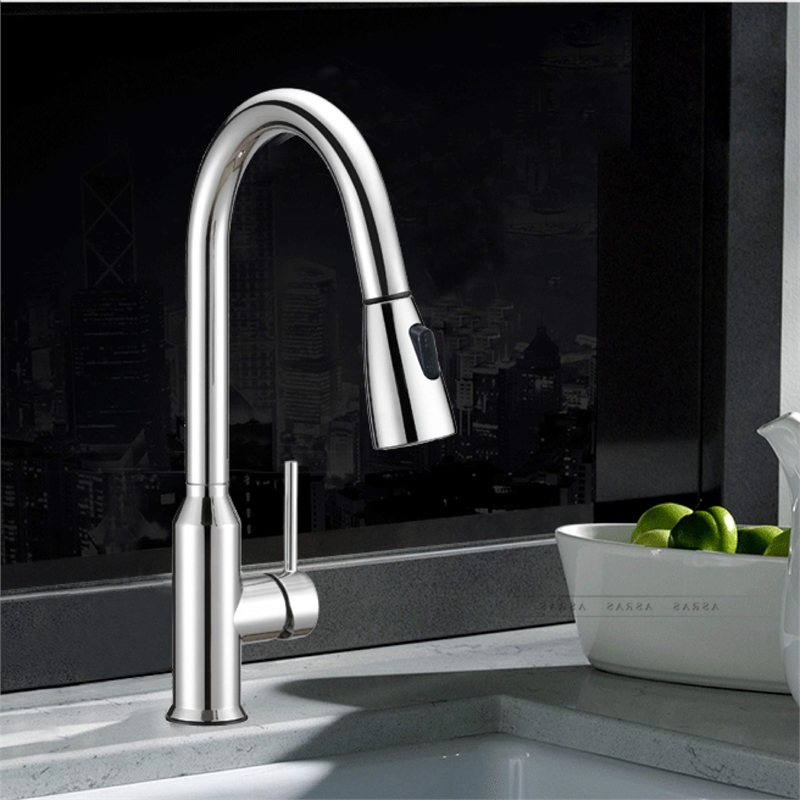 Safavieh Prosper Kitchen Faucet in Chrome