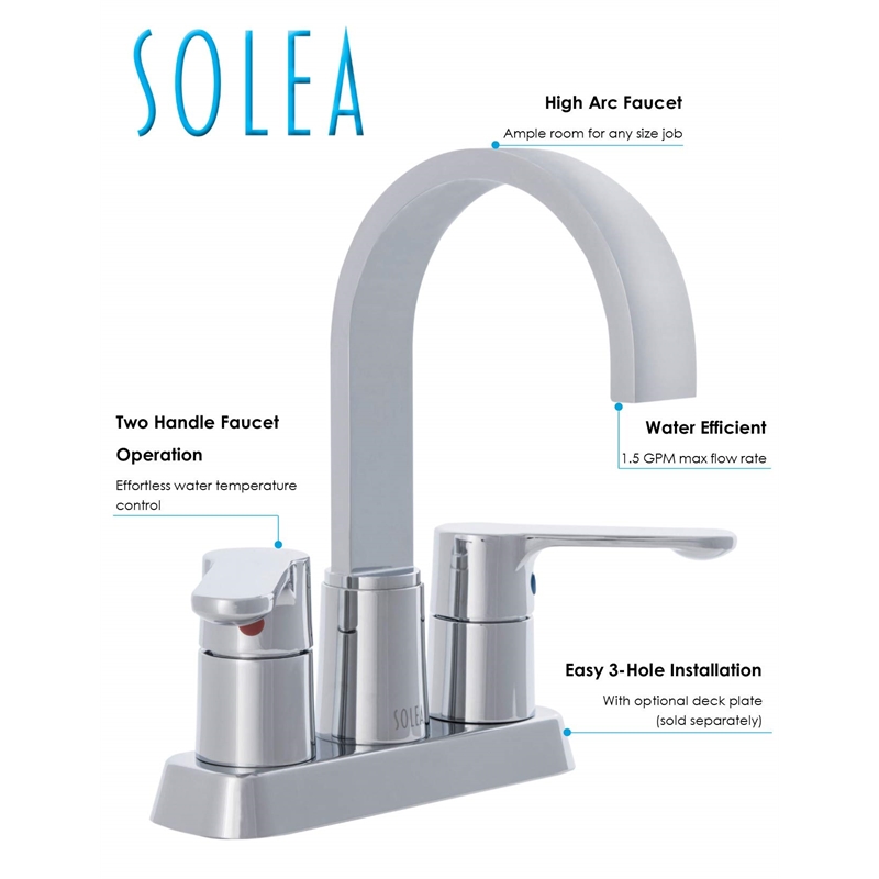 Safavieh Compose Bathroom Faucet in Chrome