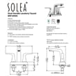 Safavieh Excel Bathroom Faucet in Chrome