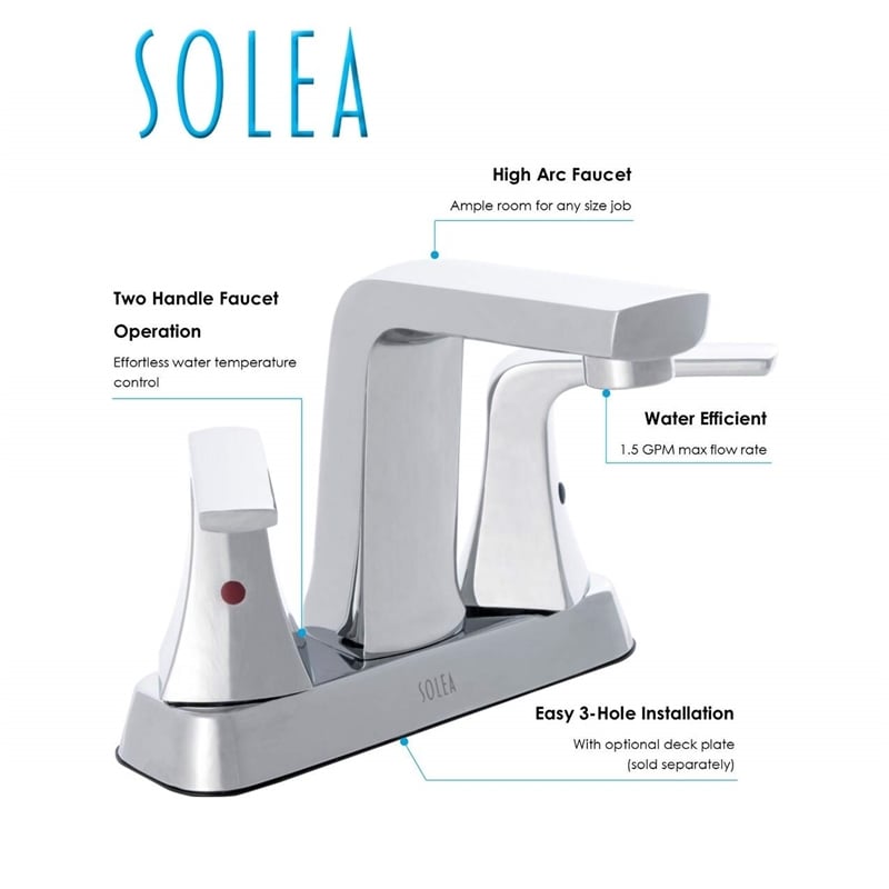 Safavieh Excel Bathroom Faucet in Chrome