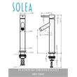 Safavieh Elation Bathroom Faucet in Chrome