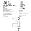 Safavieh Bliss Bathroom Faucet in Chrome