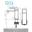 Safavieh Unity Bathroom Faucet in Chrome
