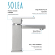Safavieh Unity Bathroom Faucet in Chrome