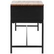 Safavieh Maruka Faux Leather Storage Bench in Gray and Black