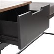 Safavieh Maruka Faux Leather Storage Bench in Gray and Black