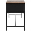 Safavieh Maruka Faux Leather Storage Bench in Dark Green and Black