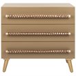 Safavieh Raquel 3 Drawer Nightstand in Light Brown