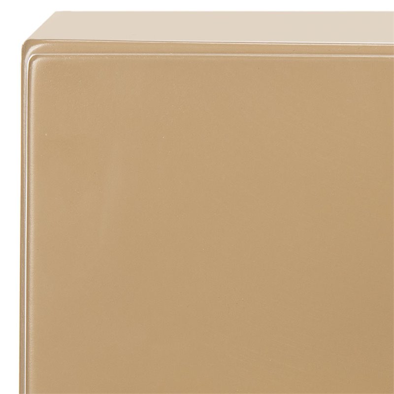 Safavieh Raquel 3 Drawer Nightstand in Light Brown