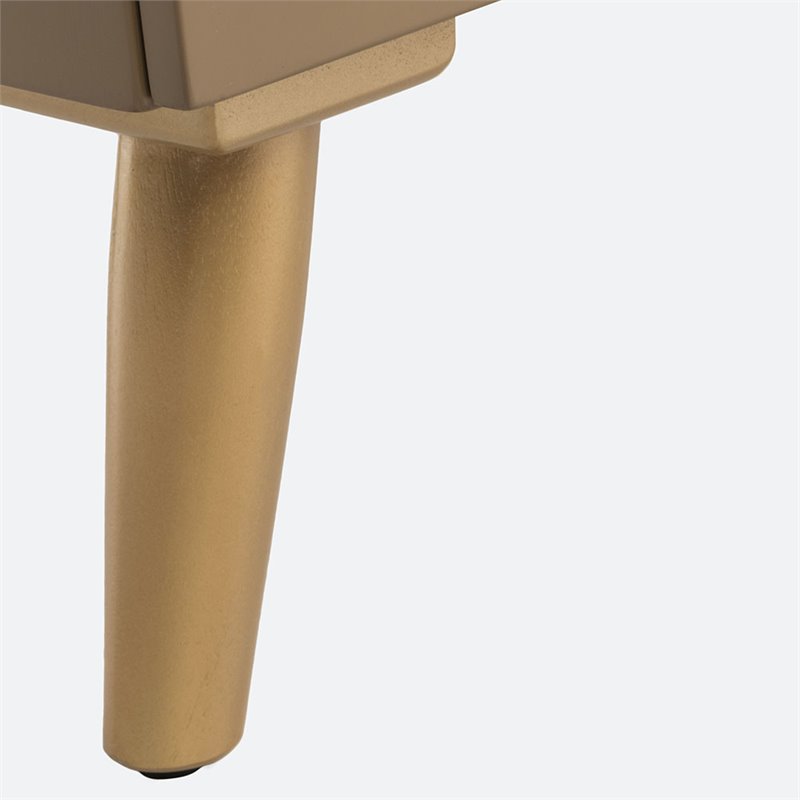 Safavieh Raquel 3 Drawer Nightstand in Light Brown