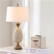 Safavieh Briar Table Lamp in Antique Cream and Brown (Set of 2)