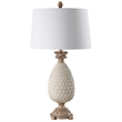 Safavieh Briar Table Lamp in Antique Cream and Brown (Set of 2)