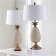 Safavieh Briar Table Lamp in Antique Cream and Brown (Set of 2)