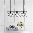 Safavieh Pernille 3 Light Pendant Lamp in Black