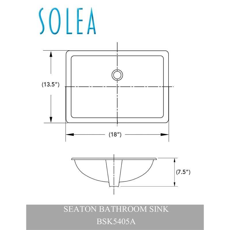 Safavieh Seaton Bathroom Sink in White