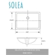 Safavieh Seaton Bathroom Sink in White
