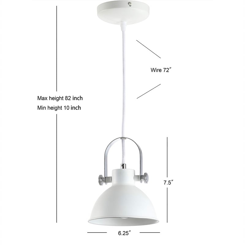 Safavieh Rove Pendant Light in White