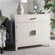 Safavieh Nigel Accent Chest in White and Brass