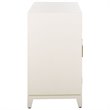 Safavieh Nigel Accent Chest in White and Brass