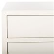 Safavieh Nigel Accent Chest in White and Brass