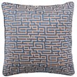 Safavieh Basma Throw Pillow in Blue and Tan