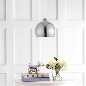 Safavieh Sabine Pendant Light in Chrome