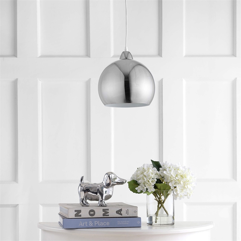 Safavieh Sabine Pendant Light in Chrome