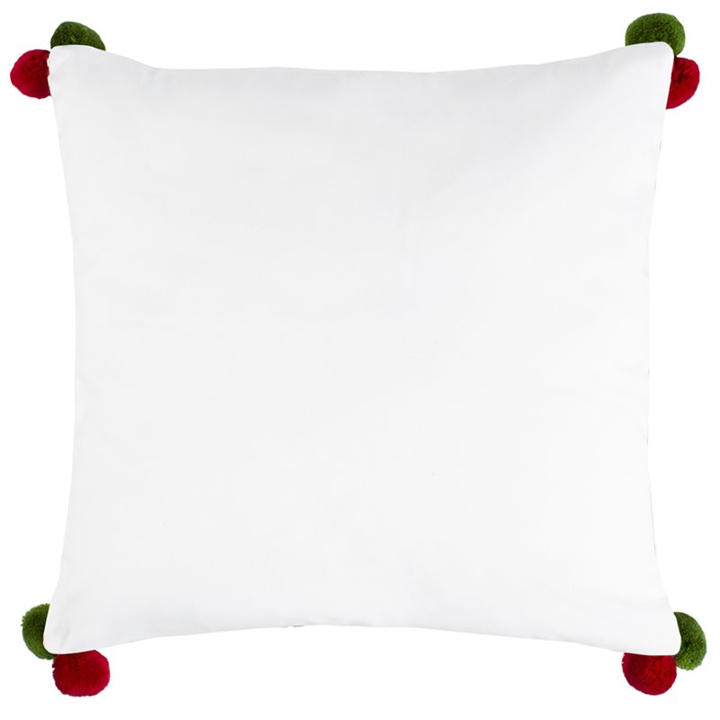 Safavieh Darton Christmas Throw Pillow in Red and White