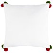 Safavieh Darton Christmas Throw Pillow in Red and White