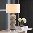 Safavieh Darcia Table Lamp in Chrome and White