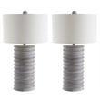Safavieh Melina Table Lamp in Wash White (Set of 2)