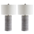 Safavieh Melina Table Lamp in Wash White (Set of 2)